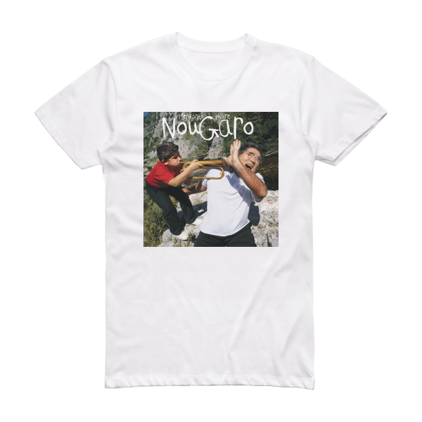 Claude Nougaro Lenfant Phare Album Cover T-Shirt White