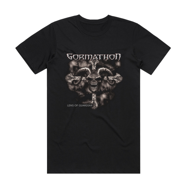 Gormathon Lens Of Guardian Album Cover T-Shirt Black