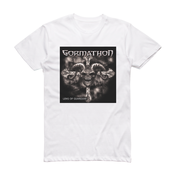 Gormathon Lens Of Guardian Album Cover T-Shirt White