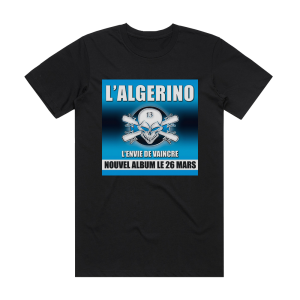 L Algerino Lenvie De Vaincre Album Cover T-Shirt Black