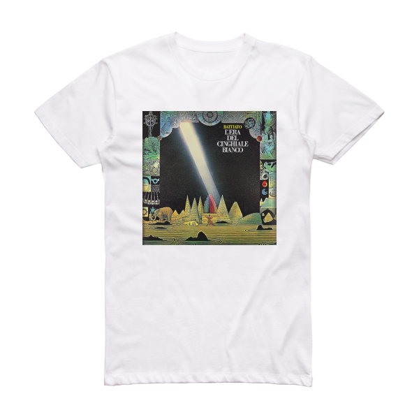 Franco Battiato Lera Del Cinghiale Bianco Album Cover T-Shirt White