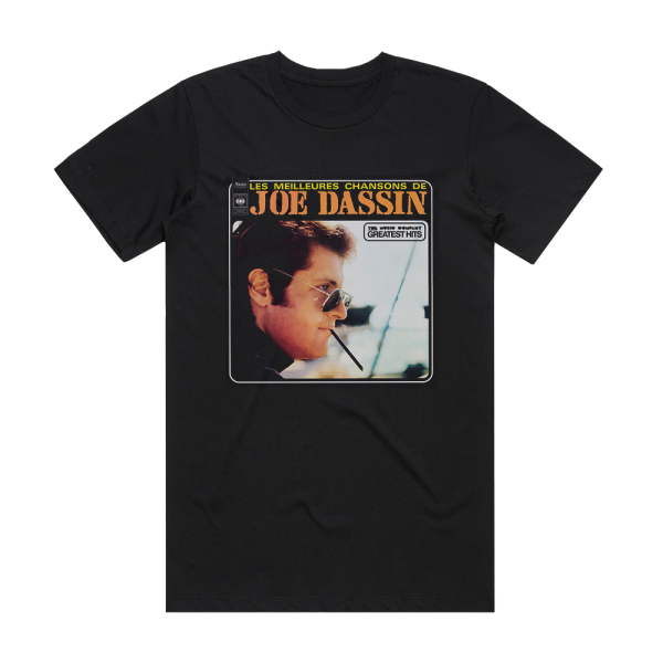 Joe Dassin Les Meilleures Chansons De Joe Dassin Album Cover T-Shirt Black