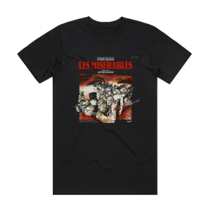 Michel Magne Les Misrables Album Cover T-Shirt Black
