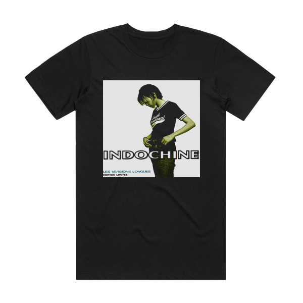 Indochine Les Versions Longues Album Cover T-Shirt Black