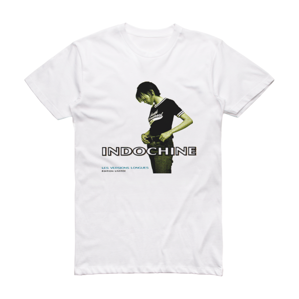Indochine Les Versions Longues Album Cover T-Shirt White