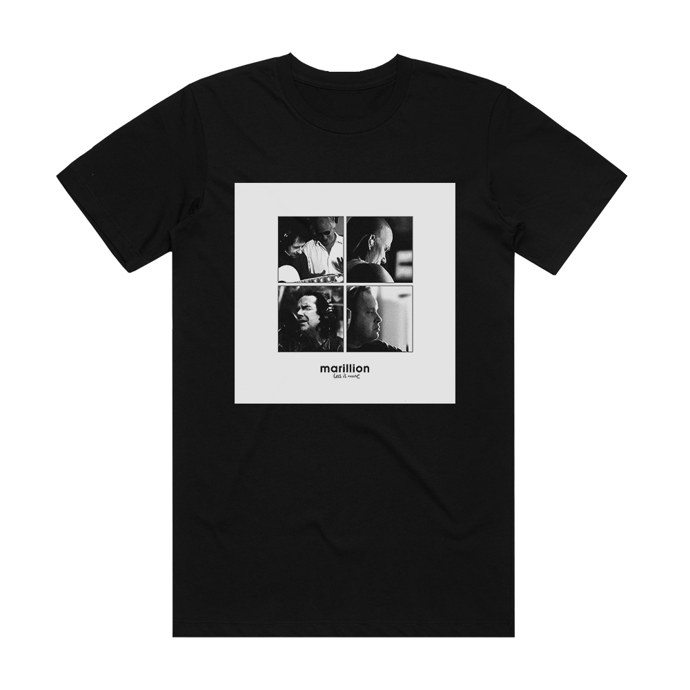 Marillion Less Is More 1 Album Cover T-Shirt Black – ALBUM COVER T-SHIRTS