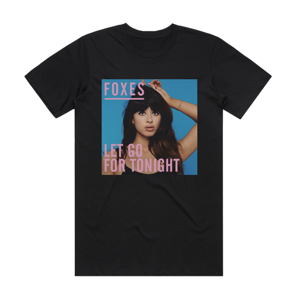 Foxes Let Go For Tonight Album Cover T-Shirt Black