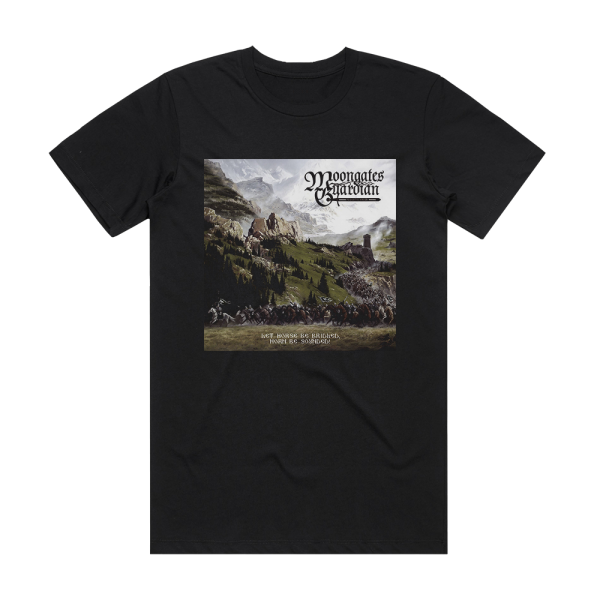 Moongates Guardian Let Horse Be Bridled Horn Be Sounded Album Cover T-Shirt Black