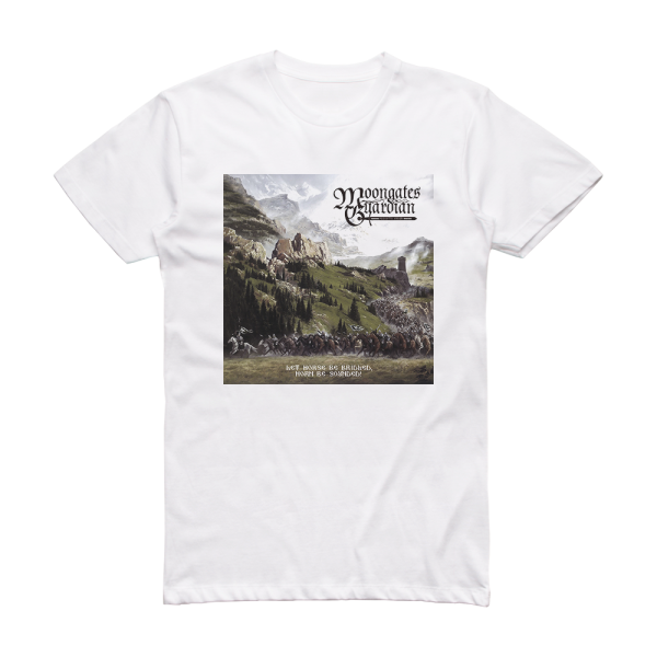 Moongates Guardian Let Horse Be Bridled Horn Be Sounded Album Cover T-Shirt White