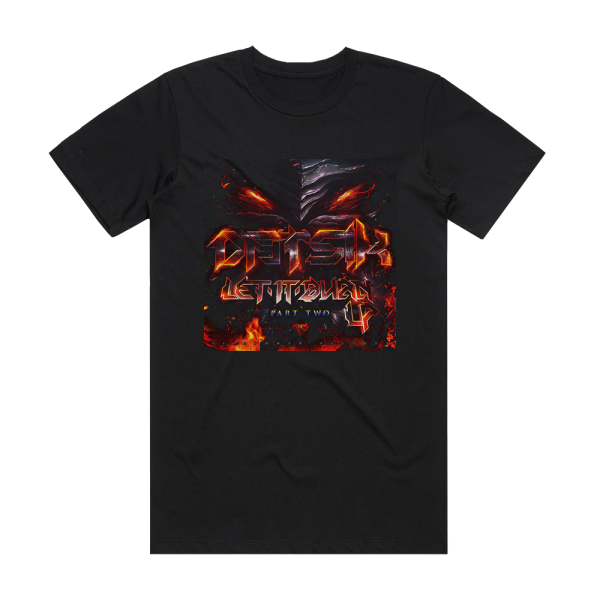 Datsik Let It Burn Album Cover T-Shirt Black