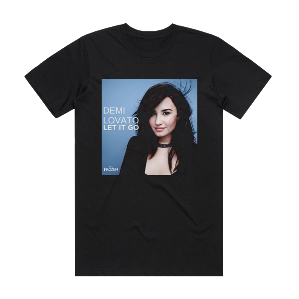 Demi Lovato Let It Go 1 Album Cover T-Shirt Black