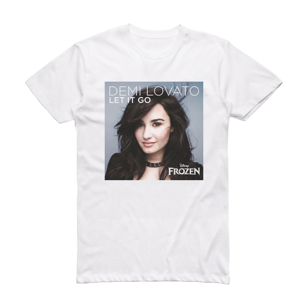 Demi Lovato Let It Go 2 Album Cover T-Shirt White