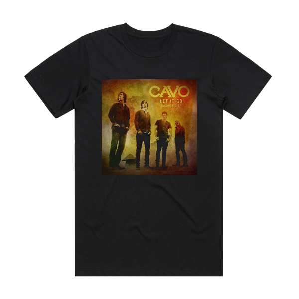 Cavo Let It Go Acoustic Ep Album Cover T-Shirt Black