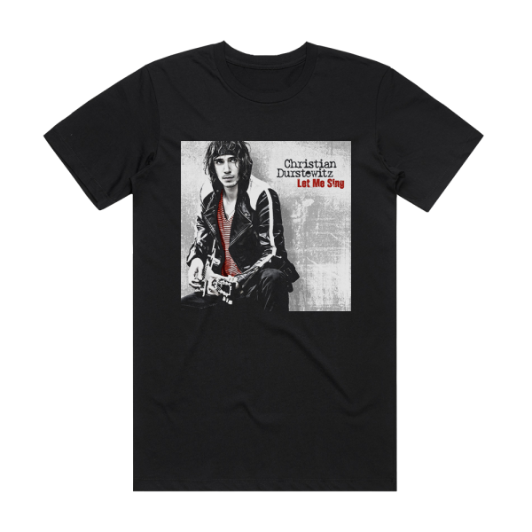 Christian Durstewitz Let Me Sing Album Cover T-Shirt Black