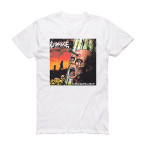 Carnage Let The Carnage Begin Album Cover T-Shirt White