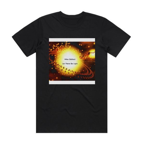 Mike Oldfield Let There Be Light Album Cover T-Shirt Black