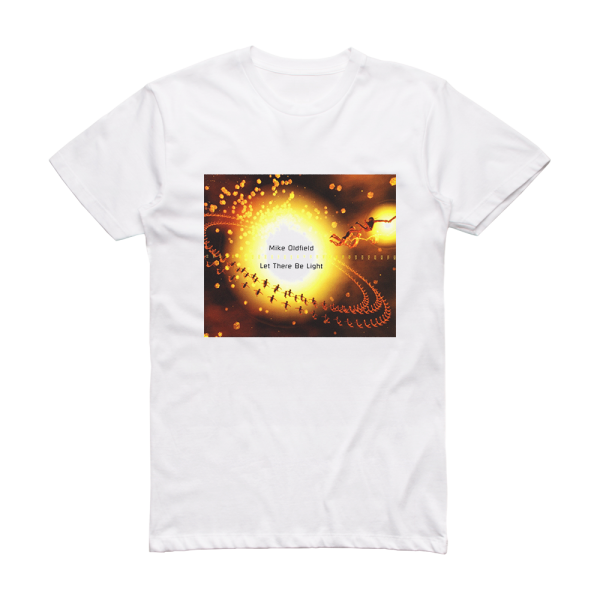 Mike Oldfield Let There Be Light Album Cover T-Shirt White