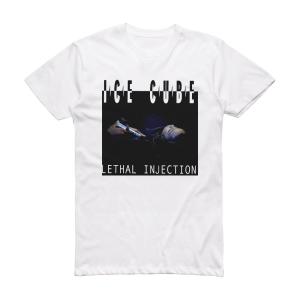 Ice Cube Lethal Injection Album Cover T-Shirt White â ALBUM COVER T-SHIRTS