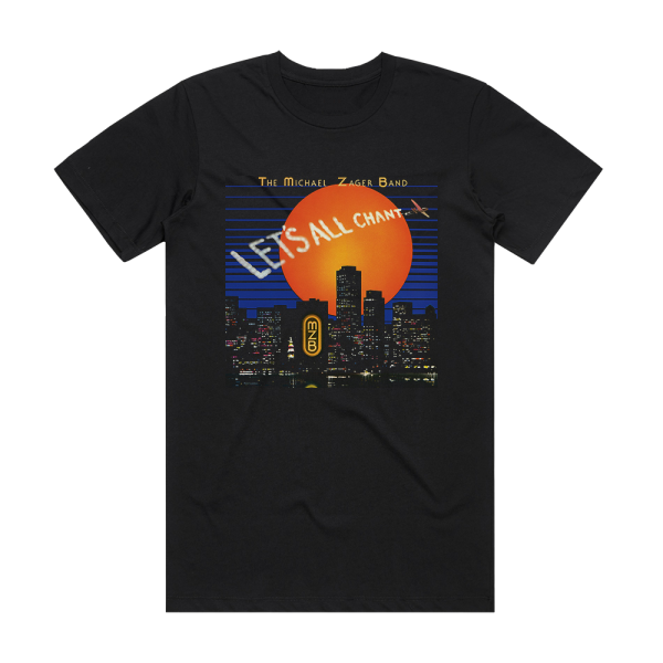 Michael Zager Band Lets All Chant Album Cover T-Shirt Black