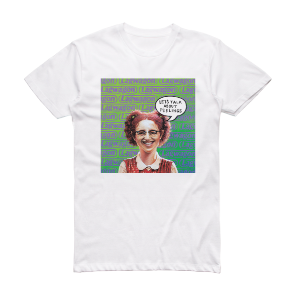 Lagwagon Lets Talk About Feelings 2 Album Cover T-Shirt White