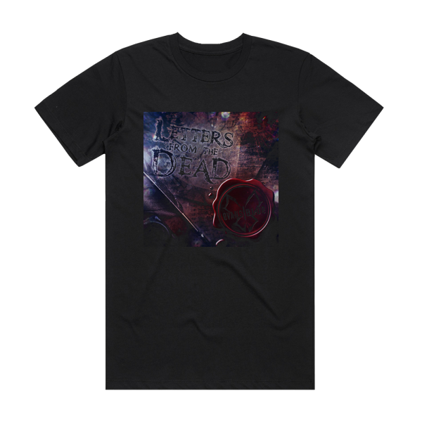 Evans Blue Letters From The Dead Album Cover T-Shirt Black