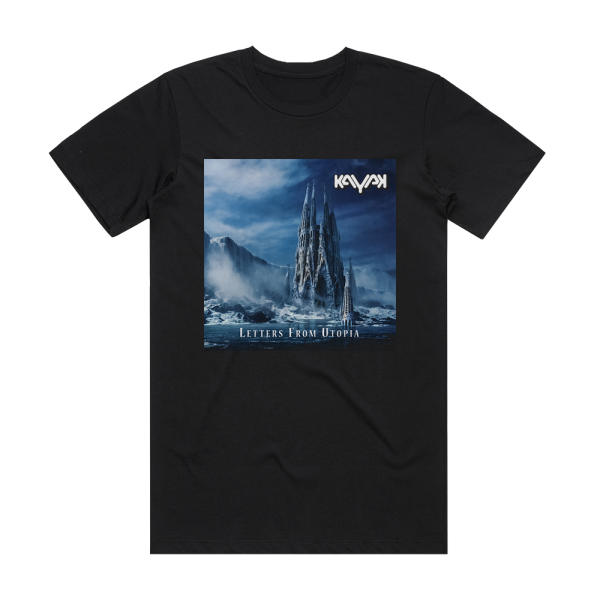 Kayak Letters From Utopia Album Cover T-Shirt Black