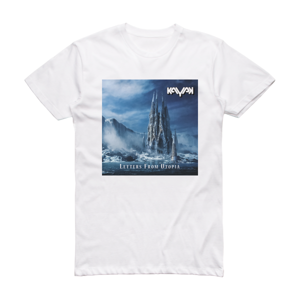 Kayak Letters From Utopia Album Cover T-Shirt White