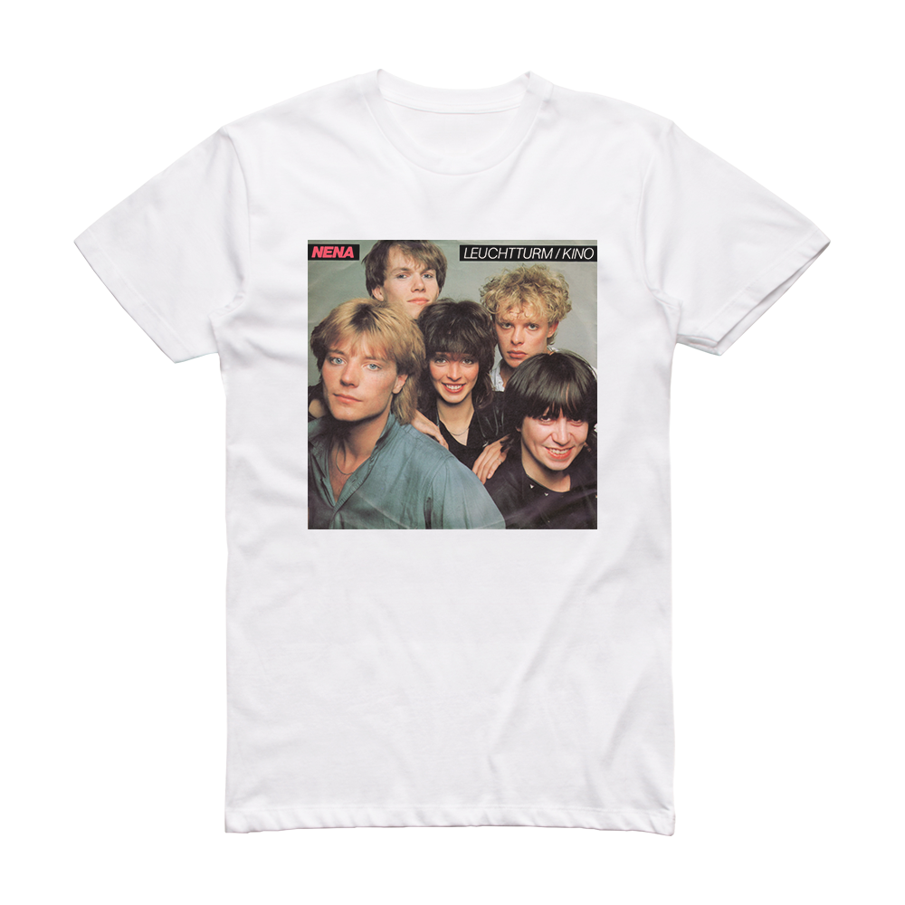 Nena Leuchtturm Album Cover T-Shirt White – ALBUM COVER T-SHIRTS