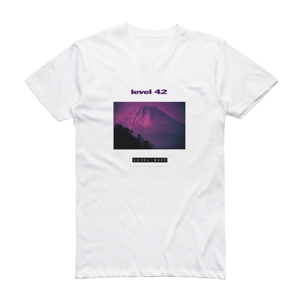 Level 42 Level Best Album Cover T Shirt White ALBUM COVER T SHIRTS