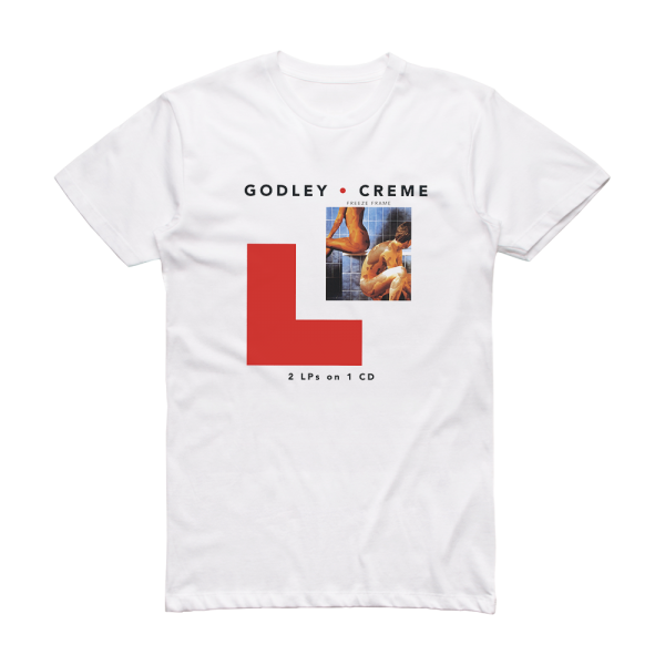 Godley and Creme Lfreeze Frame Album Cover T-Shirt White