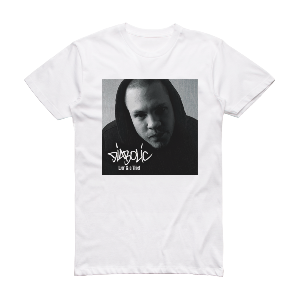 Diabolic Liar A Thief Album Cover T-Shirt White