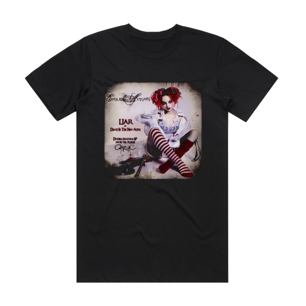 Emilie Autumn Liar Dead Is The New Alive Album Cover T-Shirt Black