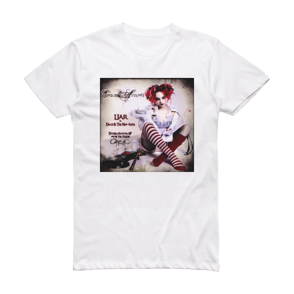 Emilie Autumn Liar Dead Is The New Alive Album Cover T-Shirt White