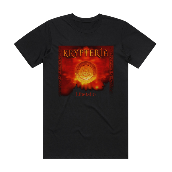 Krypteria Liberatio Album Cover T-Shirt Black