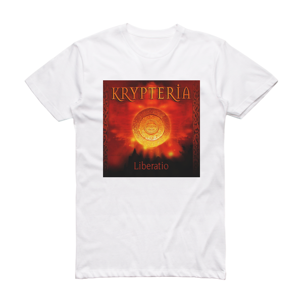 Krypteria Liberatio Album Cover T-Shirt White