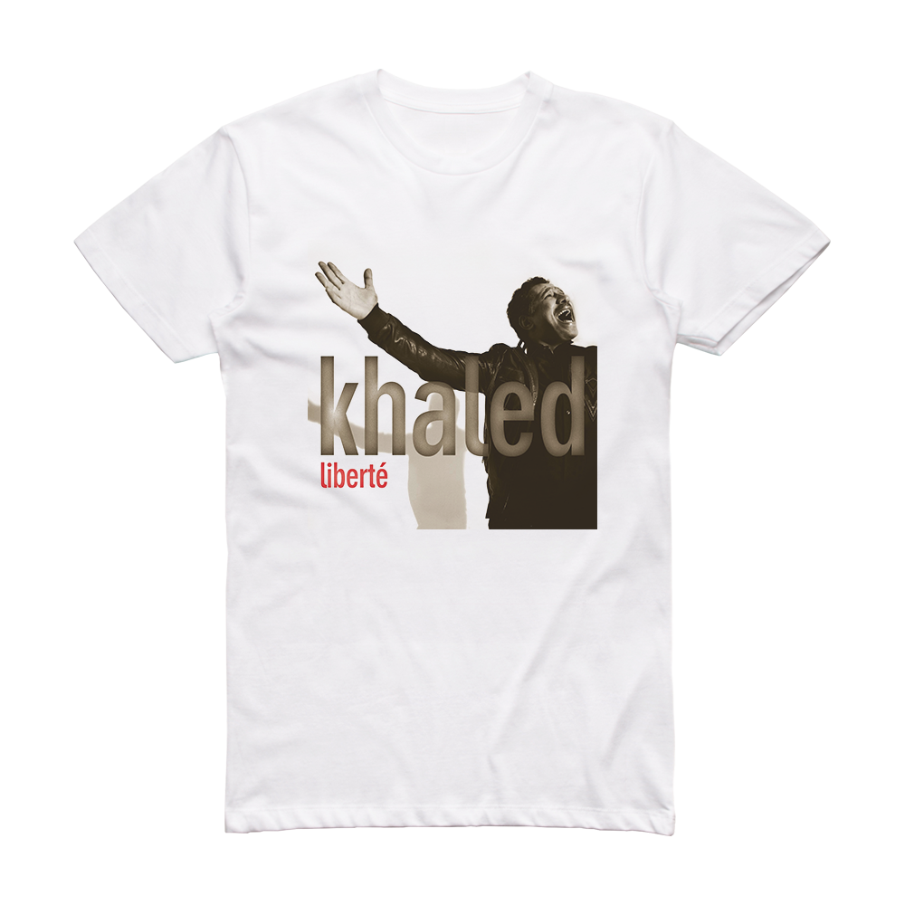 Khaled Libert Album Cover T-Shirt White