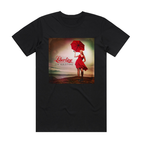 Liv Kristine Libertine Album Cover T-Shirt Black