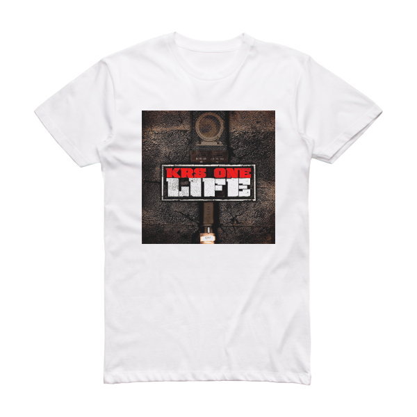 KRS‐One Life Album Cover T-Shirt White