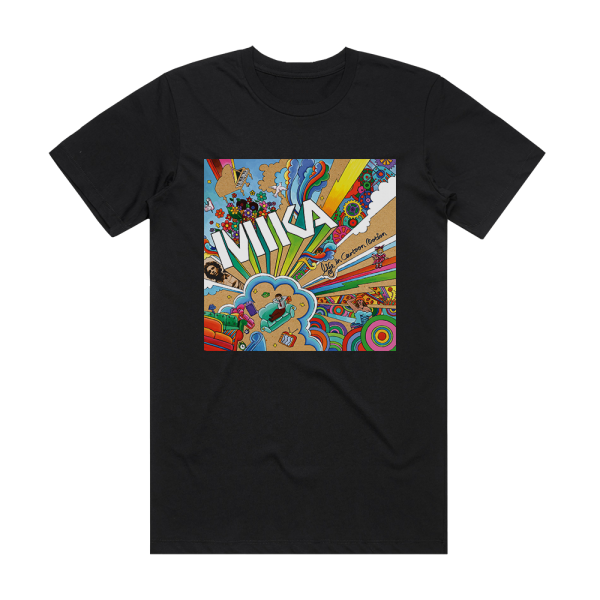 Mika Life In Cartoon Motion Album Cover T-Shirt Black