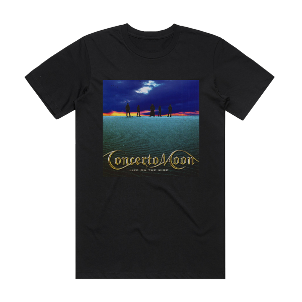 Concerto Moon Life On The Wire Album Cover T-Shirt Black