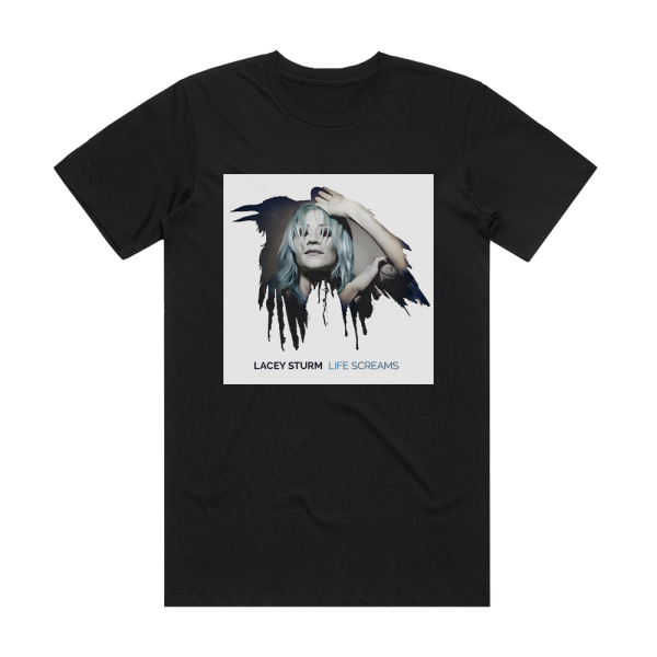 Lacey Sturm Life Screams Album Cover T-Shirt Black