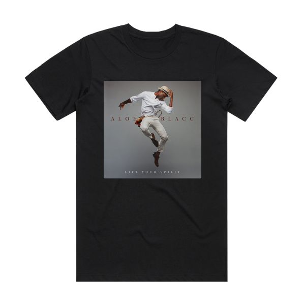 Aloe Blacc Lift Your Spirit Album Cover T-Shirt Black
