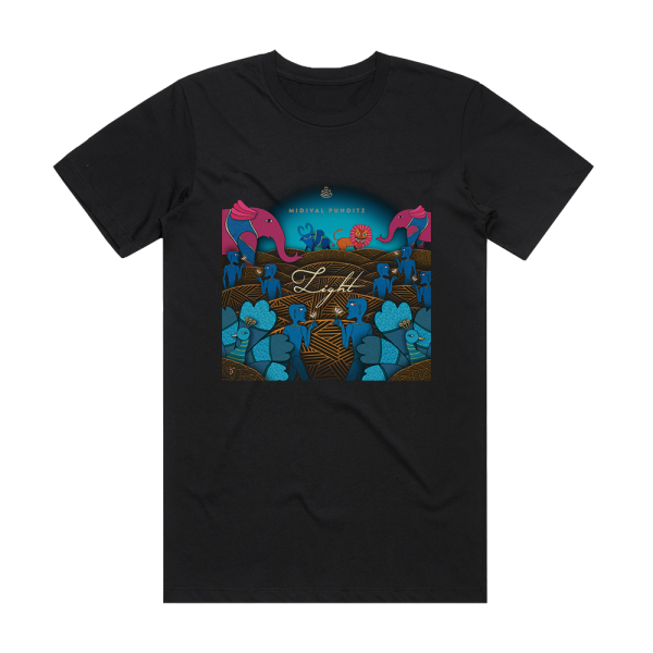MIDIval PunditZ Light Album Cover T-Shirt Black