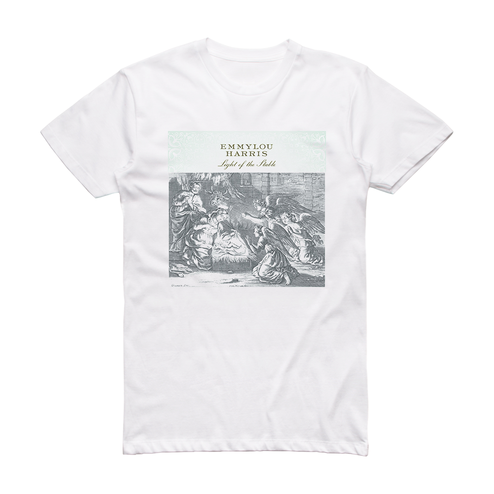 Emmylou Harris Light Of The Stable Album Cover T-Shirt White – ALBUM ...