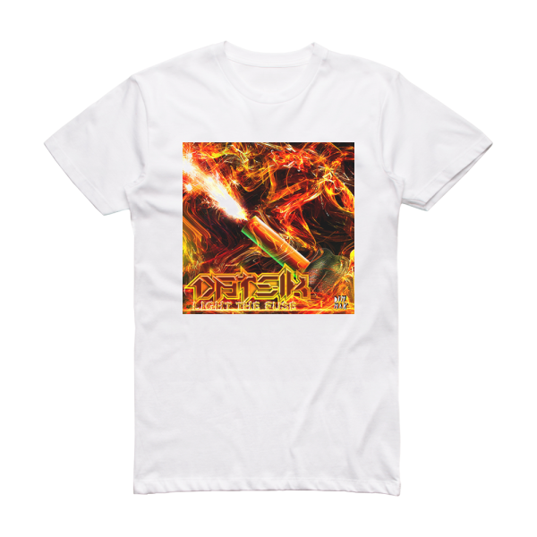 Datsik Light The Fuse Album Cover T-Shirt White