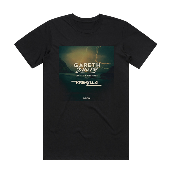 Gareth Emery Lights Thunder 1 Album Cover T-Shirt Black