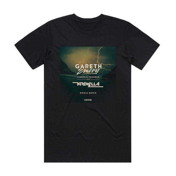 Gareth Emery Lights Thunder 2 Album Cover T-Shirt Black