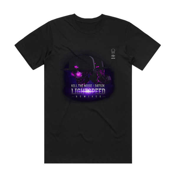 Datsik Lightspeed Remixes Album Cover T-Shirt Black