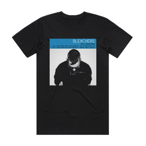 Bleachers Like A River Runs Album Cover T-Shirt Black