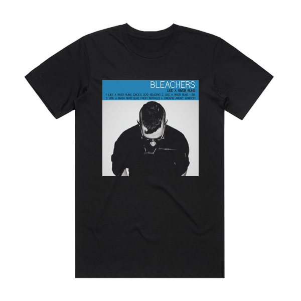 Bleachers Like A River Runs Album Cover T-Shirt Black
